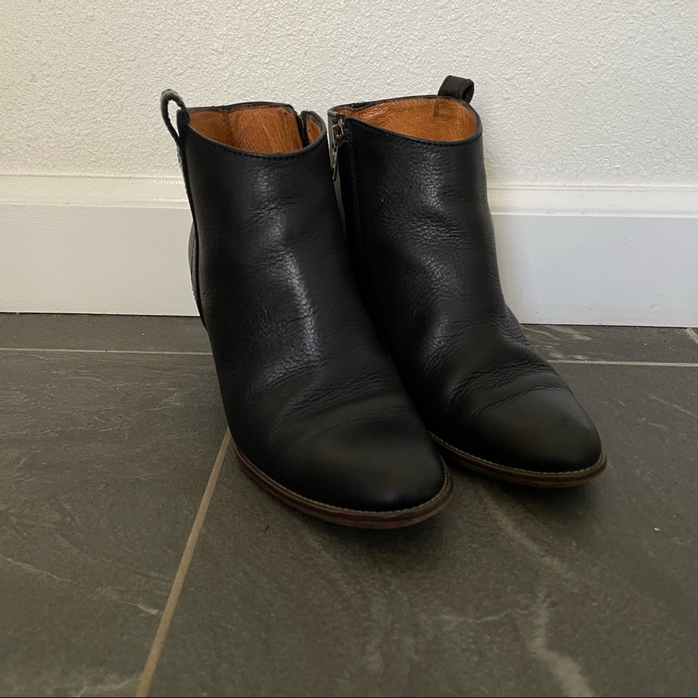 Madewell The Billie‎ ankle Boot In Leather Size 6